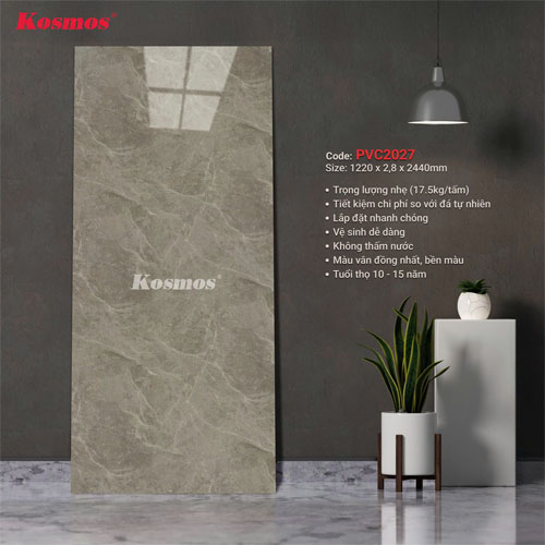 Tấm Ốp Tường PVC Giả Đá Kosmos-2027